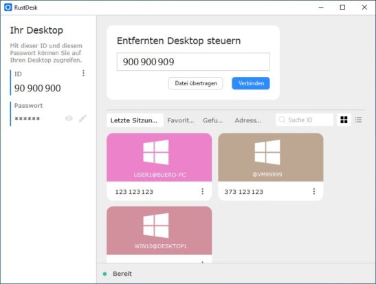 RustDesk_Screen - TaskX GmbH