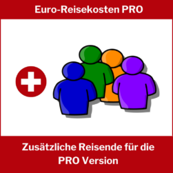 Zus. Reisende für Euro-Reisekosten PRO