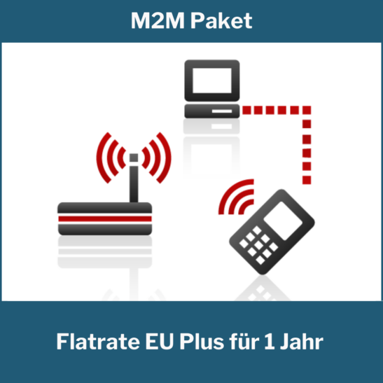 M2M Paket Flatrate EU Plus für 1 Jahr