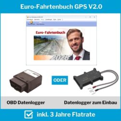 Euro-Fahrtenbuch 2026 GPS V2.0 3 Jahre